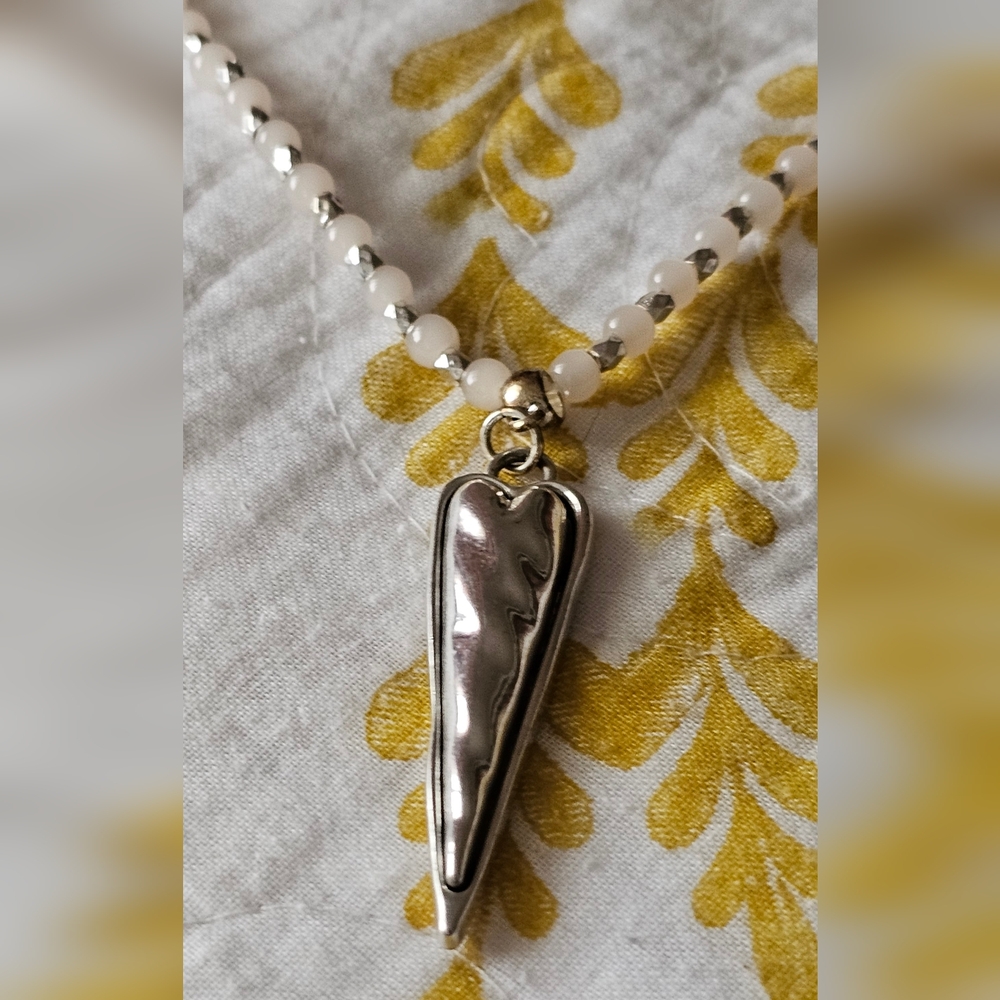Plunder Design Gold Heart Pendant Necklace - Picture 2 of 8